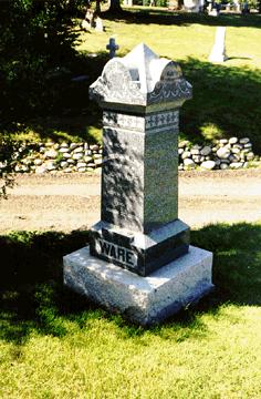 John Ware's Tomb Stone