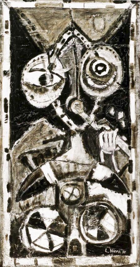 Warrior - Painting by lez Niepo